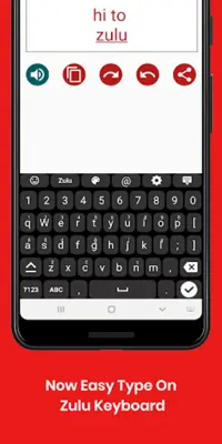 Zulu Keyboard android App screenshot 14